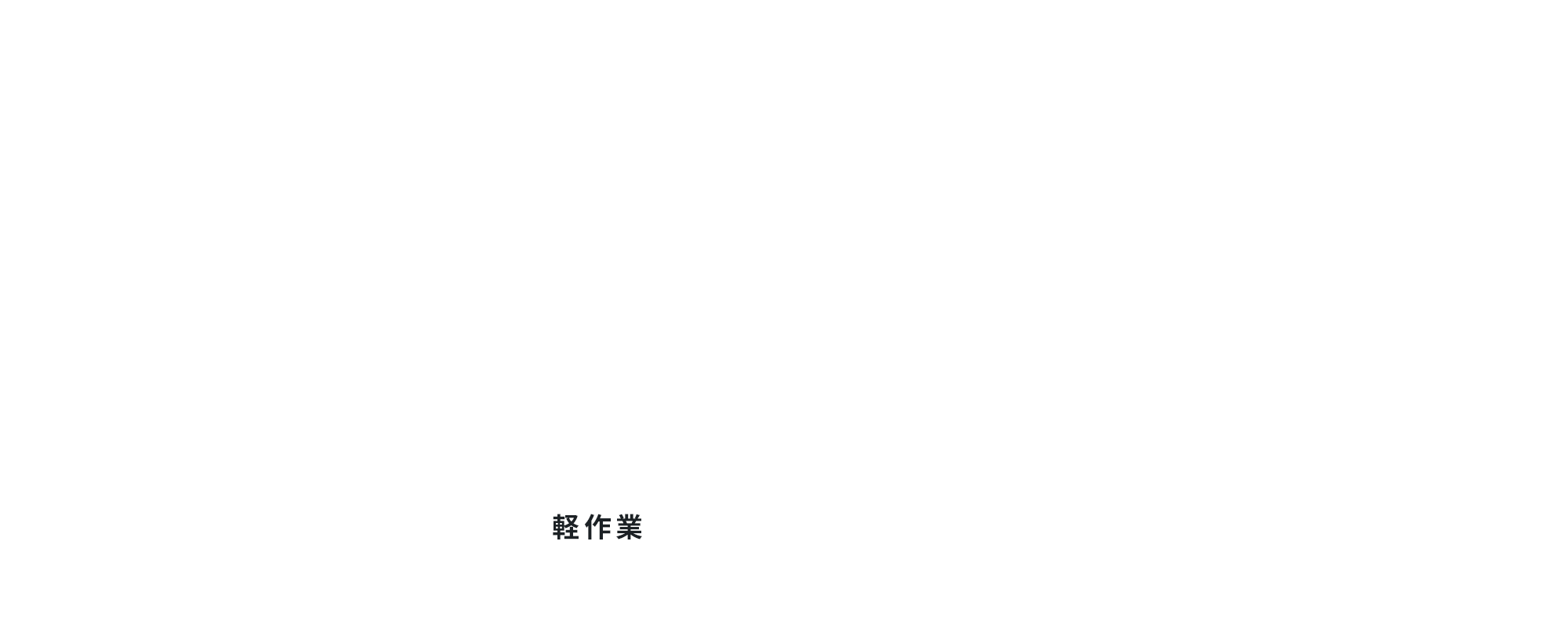 軽作業